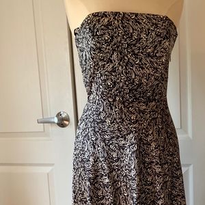 Silk Strapless Dress